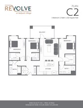 3 Bed/2 Bath 2037 floor plan